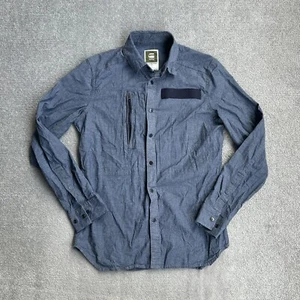 Camicia da donna G-STAR RAW taglia L camicia di jeans camicetta elasticizzata 17410 blu denim - Foto 1 di 10