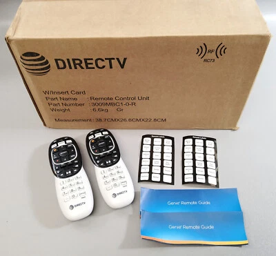 2 BRAND NEW GENUINE RC73 Remote Control Directv AT&T Satellite Cable TV  QTY=2 - Image 1 of 2