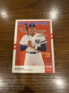 2021 Topps x Sports Illustrated Dave Winfield #60 White Parallel /70 QTY Avail