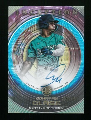 2022 Bowman Inception JONATAN CLASE Prospect Auto /200 - Image 1 of 2