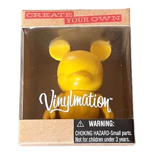Disney Yellow Create Your Own Vinylmation 3” New Unopened Box - Picture 1 of 7
