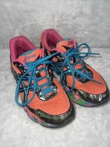 Asics Womens Gel Duomax T27BQ Orange Pink Silver Running Shoes Sneakers Size 7 - Picture 1 of 20