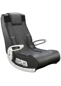 Ace Bayou X Rocker II SE 2.1 Black Leather Floor Video Gaming Chair (a) - Picture 1 of 7