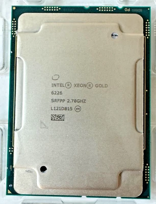 Procesador Intel Xeon GOLD 6226 2,70 GHz SRFPP 12 núcleos Socket 3647 125 W ¡PERFECTO! Foto 1 de 2