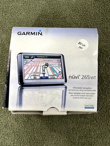 Garmin Nuvi 265WT Bundle, Car, USB, & FM Cord, Case, Manual, and Box, Working. - Picture 1 of 7