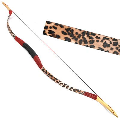 Traditional Recurve Bow 12-50lbs Mongolian Horse Riding Longbow Archery Hunting - Image 1 of 4