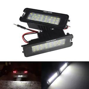 White LED Licence Number Plate Light For VW New Beetle Golf Passat Polo Scirocco - Picture 1 of 12