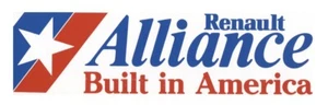 1983 AMC RENAULT ALLIANCE COLOR BUMPER STICKER - ULTRA RARE NOS - Picture 1 of 3
