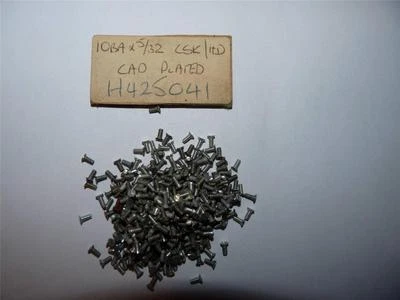 10 BA x 5/32 CSK / HD SCHRAUBEN CAD PLATTIERT - LIVE STEAM / MODELLBAU