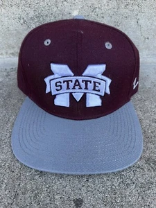 ZEPHYR Snapback Hat MISSISSIPPI STATE Bulldogs Cap College Outdoor NCAA Football - Picture 1 of 8