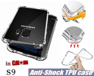 Anti Shock Knock TPU Clear Case Cover Transparent SOFT FOR Samsung Galaxy S9 NEW - Photo 1 sur 3