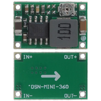 DC-DC Mini 360 Spannungsregler Step-down 3A Buck Converter 4,75V-23V auf 1V-17V - Bild 1 von 4