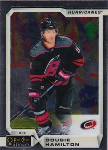 18-19 2018-19 OPC platino Dougie Hamilton #66-Huracanes - Imagen 1 de 1