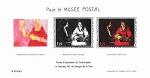 5X France Postal Museum (Museé Postal) ticket Georges de la Tour - Picture 1 of 1