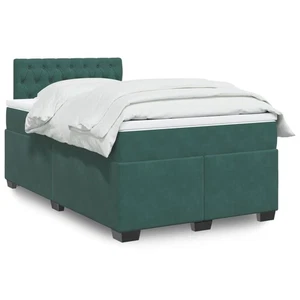 Boxspringbett Polsterbett Bett Bettgestell Schlafzimmer mit Matratze Samt vidaXL - Bild 1 von 14