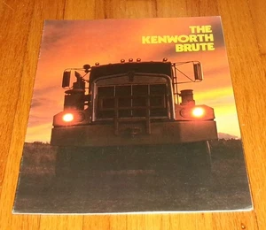 Original 1976 Kenworth Brute Semi Truck Verkaufsprospekt Katalog - Bild 1 von 2