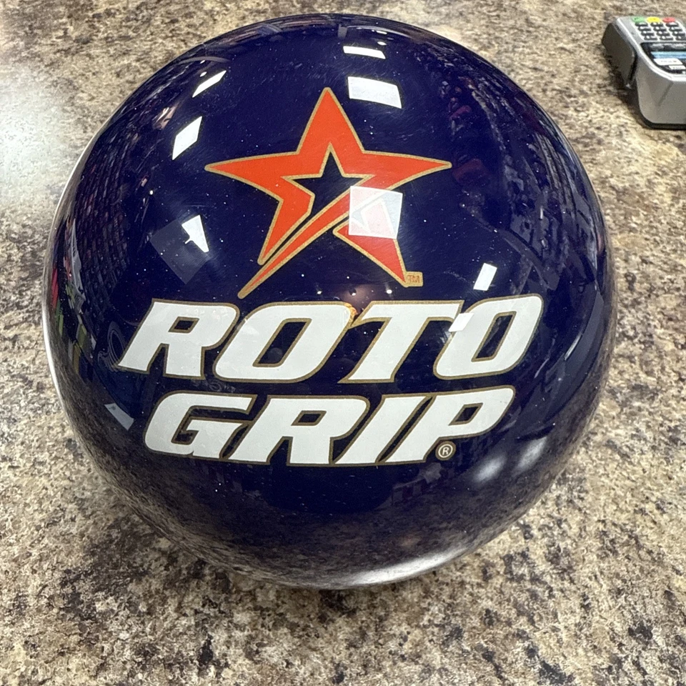 Bola de boliche 15 lb transparente RG azul brillante NUEVA sin perforar ¡¡RARA!!! Foto 1 de 3