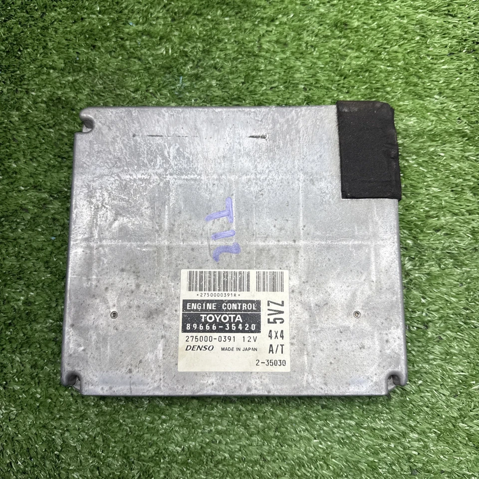 01 2001 Toyota 4Runner 4x4 AT Engine Control Module 5VZ 89666-35420 275000-0391 - Image 1 of 4