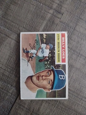 1956 Topps #270 Billy Loes Brooklyn Dodgers en muy buen estado pliegue de esquina  Foto 1 de 2