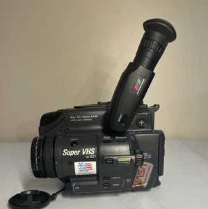 JVC SUPER VHS CAMCORDER GR-SZ1 22X MAX Zoom Hi-Fi Stereo - Picture 1 of 12