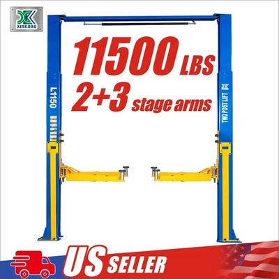 XK L1150 2 Post Lift 11,500lbs 3 Stage Front Arm Auto Car Truck Hoist 220V - Image 1 of 4