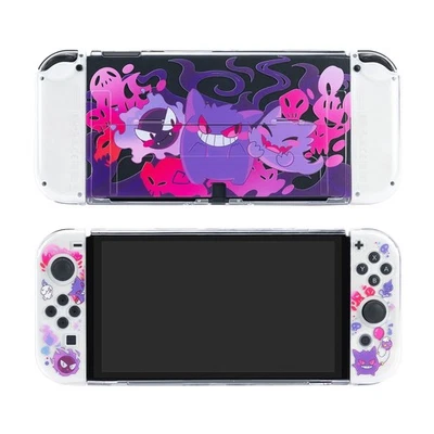 Pokemon Gengar Nintendo Switch OLED Case Cover  Skin Shell Accessory For Joycon - Image 1 of 4