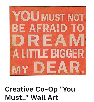 Creative Co-Op Sign • Distressed Wooden Wall/Freestanding Plaque Decoration ✨ - Image 1 of 2