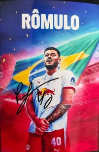 Romulu +RB Leipzig+ sign. Foto 15x10cm in person +Brasilien+ Top- Neuzugang - Bild 1 von 2