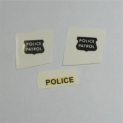 Corgi Toys  481 Chevrolet Police State Patrol Car Stickers - Image 1 of 3