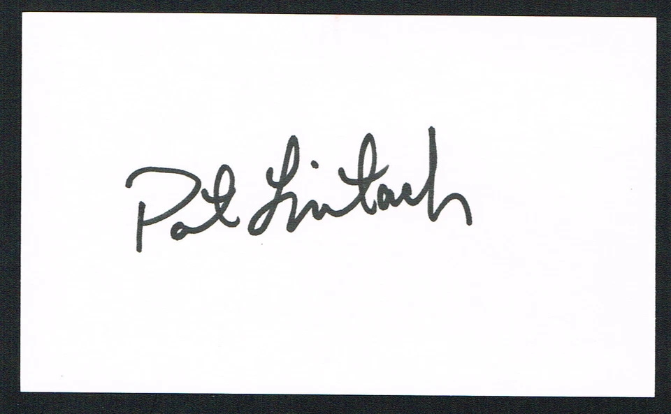 Pat Listach signed autograph auto 3x5 index card Baseball Player H4150 Foto 1 de 1