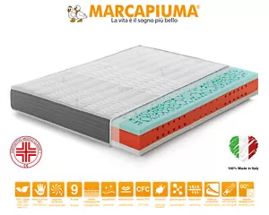 MATERASSO MEMORY LATTICE SFODERABILE CELEBRATION 23 CM ANTIACARO H3 ORTOPEDICO - Imagen 1 de 9