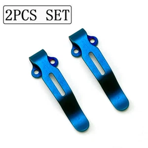 2 Stück Edelstahl Deep Carry Taschenclips für Benchmade 535 Klappmesser - Bild 1 von 3