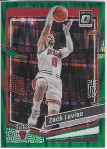 2023-24 Panini Donruss Optic - Green Hyper Prizm #23 Zach LaVine - Picture 1 of 2
