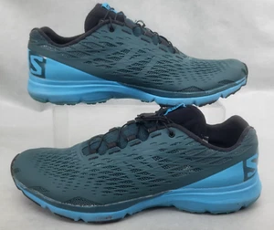 Salomon XA Amphib Sz 9 Mens Hiking Trail Water Running Shoes Green Blue - Picture 1 of 11