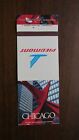 Matchbook Cover PIEDMONT Up-And-Coming Airline CHICAGO Flamingo sculpture pic