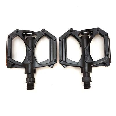 Pedales de cojinete de pedales de bicicleta de aluminio WELLGO M195 9/16"" MTB BMX negros Foto 1 de 3