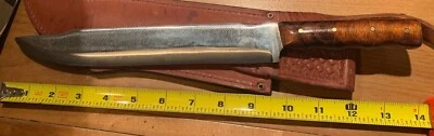  US Custom Made Handmade Large Bowie Knife File Knife made in California  - Image 1 of 4