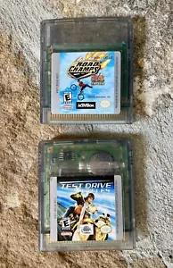 Vintage Japan Nintendo Game Boy Cartridges, Test Drive Cycles, Road Champs, RARE - Picture 1 of 3
