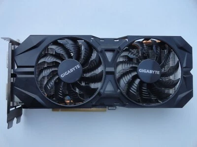 Gigabyte NVIDIA GTX 960 4GB WindForce GAMING Video Graphic card GV-N960WF20C-4GD - Image 1 of 4