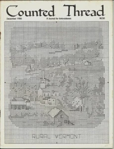 COUNTED THREAD Magazine - December 1986 - RURAL VERMONT - WINTER BOUQUET - Bild 1 von 2