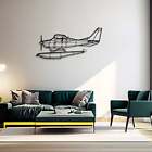 206 Turbo Stationair Silhouette Metal Wall Art, Airplane Silhouette Wall Decor,
