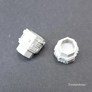 Cantidad 4 - Milton Bradley Robotix Serie 3/4" Conector Gris Repuesto - Imagen 1 de 2