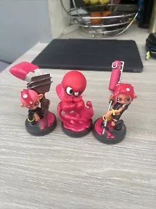 Nintendo Amiibo Octoling Triple Pack Splatoon Collection BOY GIRL OCTUPUS - Picture 1 of 5