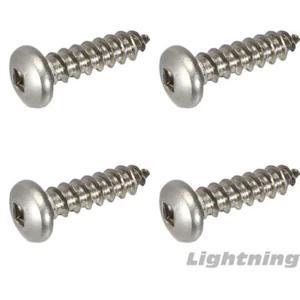 Square Drive Pan Head Sheet Metal Screws 316 Stainless Steel #8 X 1/2" Qty 50 - Picture 1 of 2
