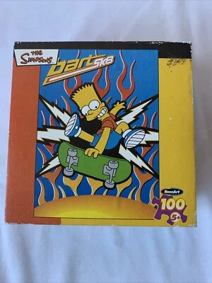Simpsons Bart Sk8 100 Piece Puzzle New Unopened in Original Packaging - Image 1 of 2