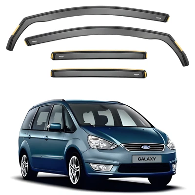 ISPEED Wind Deflectors for Ford Galaxy MK2 2006-2015 5-Door MPV 4pc Set Visors - Image 1 of 4