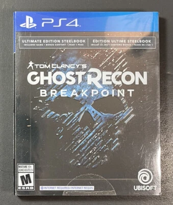 Tom Clancy's Ghost Recon Breakpoint [ Ultimate Edition STEELBOOK ] (PS4) NEW - Image 1 of 4