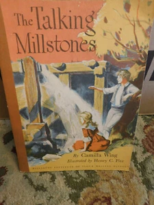 1st Edition 1945 Story Book The Talking Millstones & More C. Wing Pillsbury Ins - Picture 1 of 8