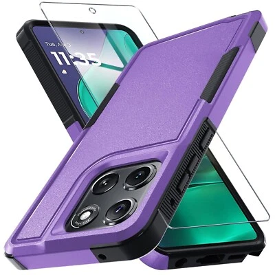 For Motorola Moto G Stylus 2025 Case Shockproof Phone Cover + Screen Glass - Image 1 of 4