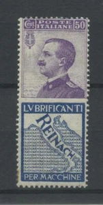 REGNO 1924 50C. REINACH 5 ** CENTRATO CERT. - Picture 1 of 1